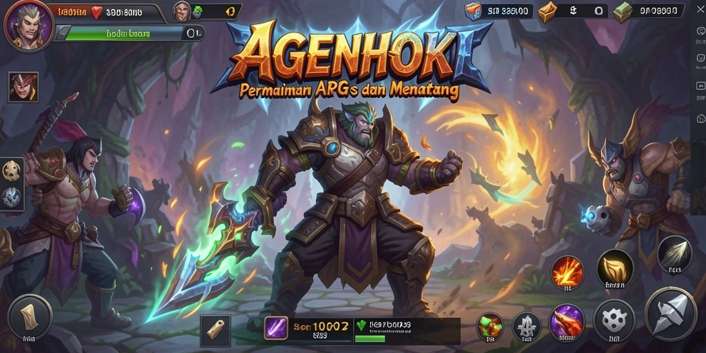 Gameplay ARPG yang mendebarkan di AGENHOKI.