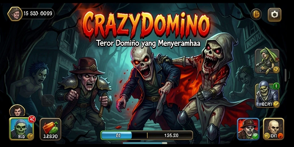 Tampilan gameplay HORROR penuh ketegangan dari CRAZYDOMINO.