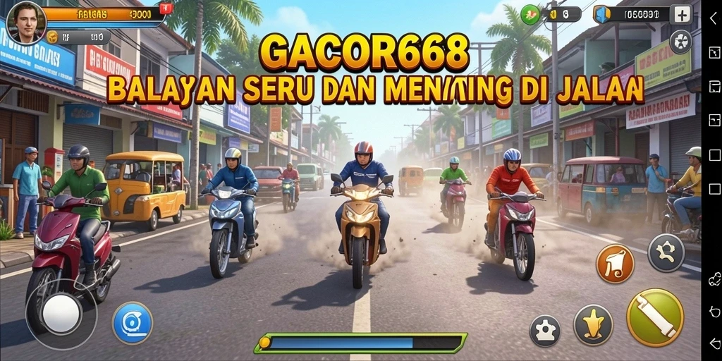Tampilan gameplay GACOR668 yang penuh aksi dan adrenalin.