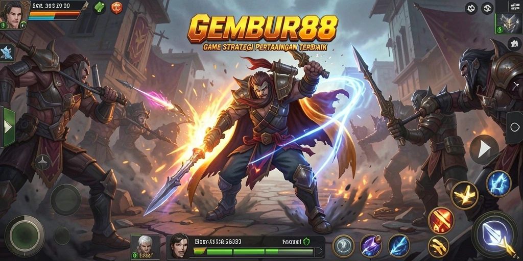 Tampilan seru dari gameplay GEMBUR88 yang penuh strategi.