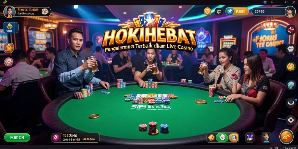 Gameplay Live Casino yang mendebarkan dan interaktif di HOKIHEBAT.
