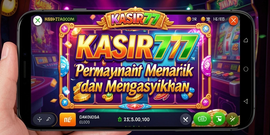 Tampilan gameplay Slot KASIR777 yang memukau dan seru.