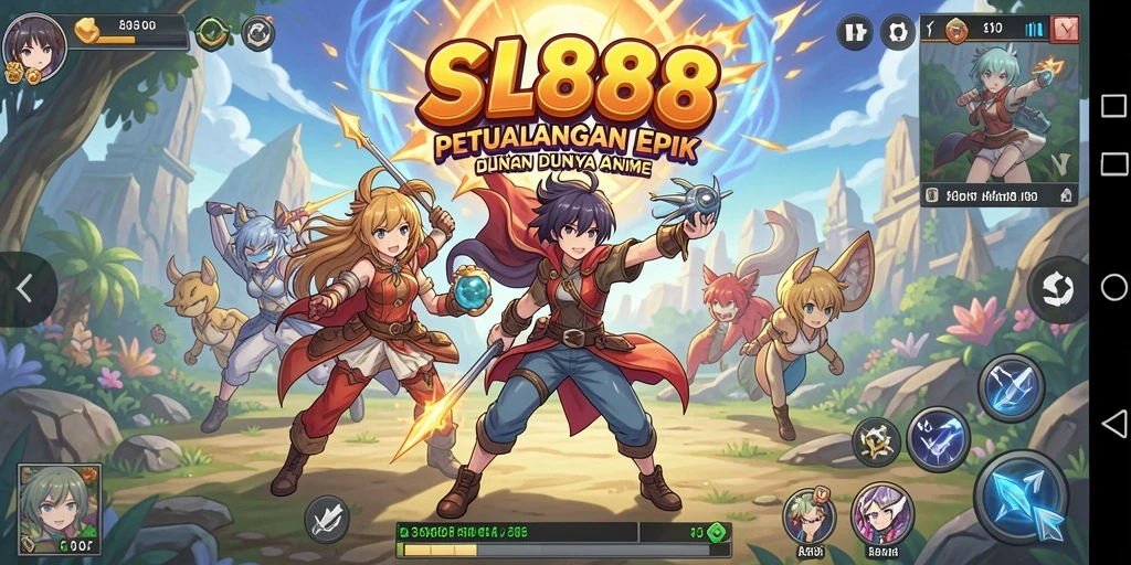 Gameplay SL888 yang menarik dengan karakter anime yang beragam.