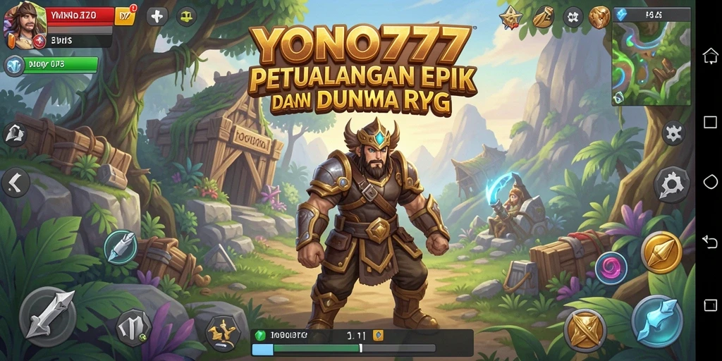 Gameplay YONO777 yang menampilkan pertarungan seru dan karakter menawan.
