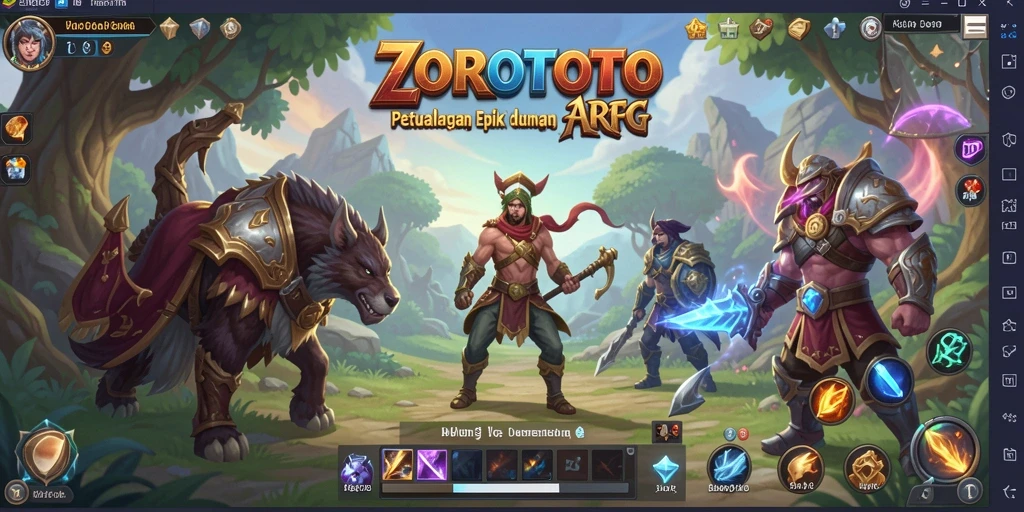 Gameplay epik dan grafis menawan dari ZOROTOTO.